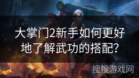 大掌门2新手如何更好地了解武功的搭配？