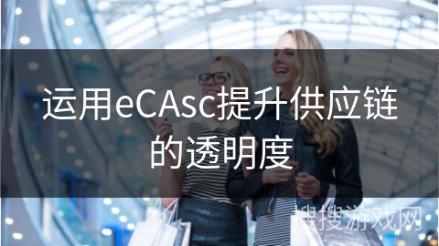 运用eCAsc提升供应链的透明度
