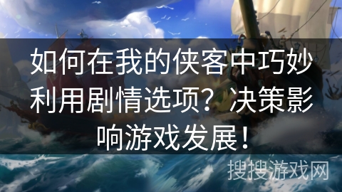 如何在我的侠客中巧妙利用剧情选项？决策影响游戏发展！