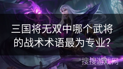 三国将无双中哪个武将的战术术语最为专业？