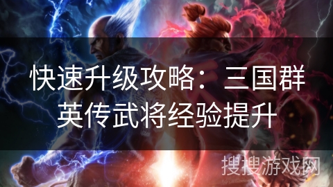 快速升级攻略:三国群英传武将经验提升 快速升级攻略:三国群英传武将经验提升