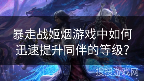 暴走战姬烟游戏中如何迅速提升同伴的等级？