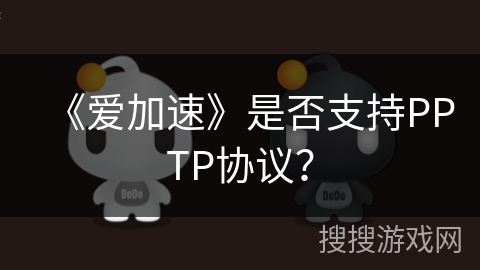 《爱加速》是否支持PPTP协议？