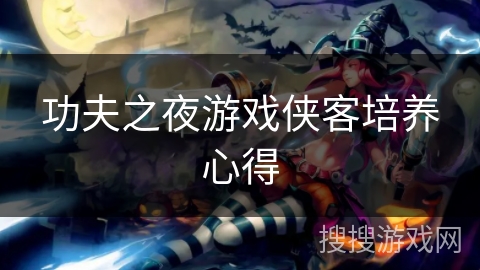 功夫之夜游戏侠客培养心得