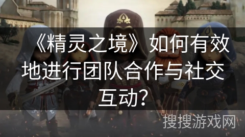 《精灵之境》如何有效地进行团队合作与社交互动？