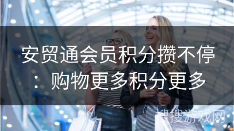 安贸通会员积分攒不停：购物更多积分更多