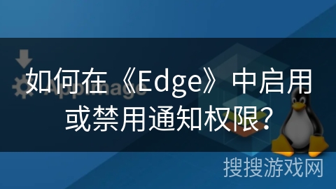 如何在《Edge》中启用或禁用通知权限？