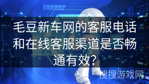 毛豆新车网的客服电话和在线客服渠道是否畅通有效？