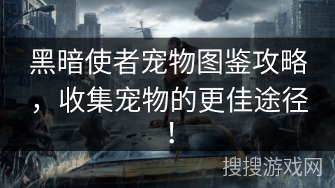 黑暗使者宠物图鉴攻略，收集宠物的更佳途径！