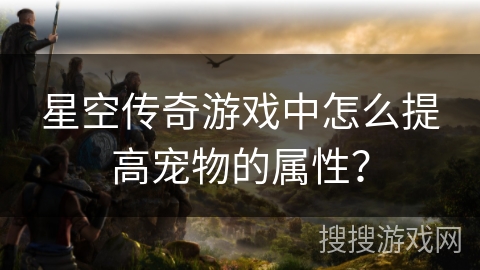 星空传奇游戏中怎么提高宠物的属性？