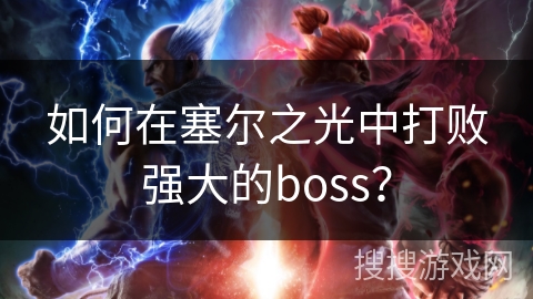 如何在塞尔之光中打败强大的boss？