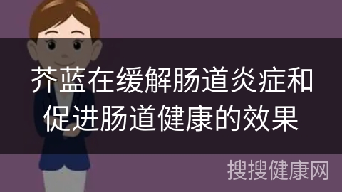 芥蓝在缓解肠道炎症和促进肠道健康的效果