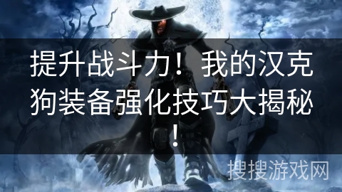 提升战斗力！我的汉克狗装备强化技巧大揭秘！