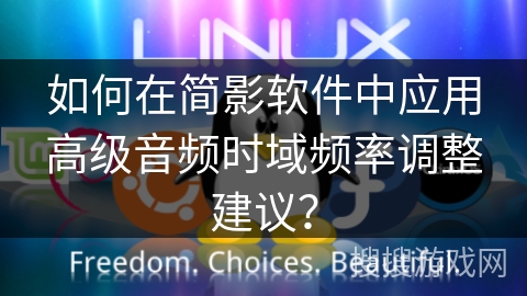 如何在简影软件中应用高级音频时域频率调整建议? 如何在简影软件中应用高级音频时域频率调整建议?