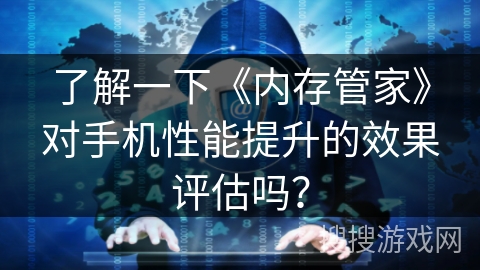 了解一下《内存管家》对手机性能提升的效果评估吗? 了解一下《内存管家》对手机性能提升的效果评估吗?