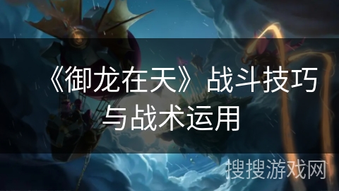 《御龙在天》战斗技巧与战术运用 《御龙在天》战斗技巧与战术运用