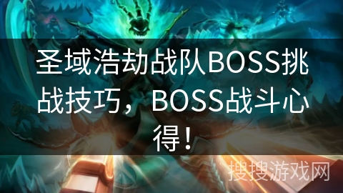 圣域浩劫战队BOSS挑战技巧，BOSS战斗心得！