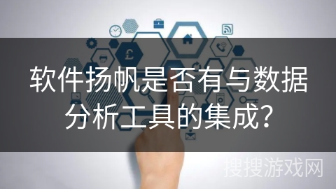 软件扬帆是否有与数据分析工具的集成？