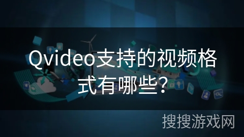 Qvideo支持的视频格式有哪些？