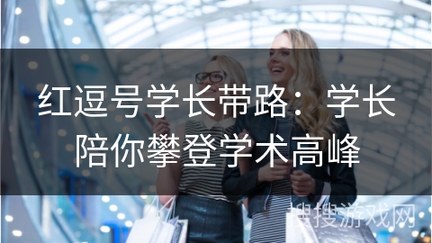 红逗号学长带路：学长陪你攀登学术高峰