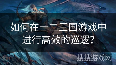 如何在一二三国游戏中进行高效的巡逻？
