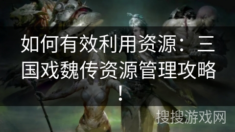 如何有效利用资源:三国戏魏传资源管理攻略! 如何有效利用资源:三国戏魏传资源管理攻略!