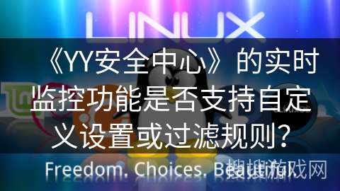 《YY安全中心》的实时监控功能是否支持自定义设置或过滤规则? 《YY安全中心》的实时监控功能是否支持自定义设置或过滤规则?