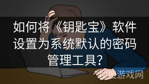 如何将《钥匙宝》软件设置为系统默认的密码管理工具？