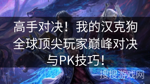 高手对决！我的汉克狗全球顶尖玩家巅峰对决与PK技巧！