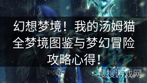 幻想梦境!我的汤姆猫全梦境图鉴与梦幻冒险攻略心得! 幻想梦境!我的汤姆猫全梦境图鉴与梦幻冒险攻略心得!