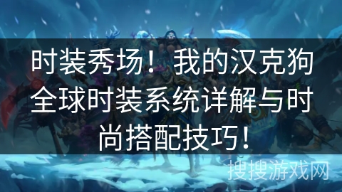 时装秀场！我的汉克狗全球时装系统详解与时尚搭配技巧！
