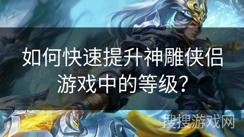 如何快速提升神雕侠侣游戏中的等级？