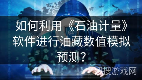 如何利用《石油计量》软件进行油藏数值模拟预测？