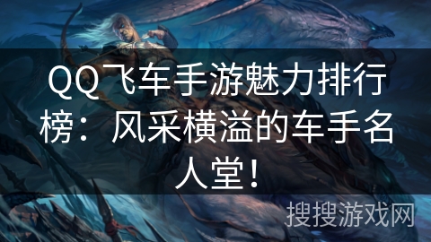 QQ飞车手游魅力排行榜：风采横溢的车手名人堂！