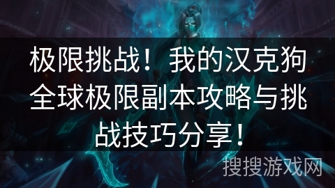 极限挑战！我的汉克狗全球极限副本攻略与挑战技巧分享！