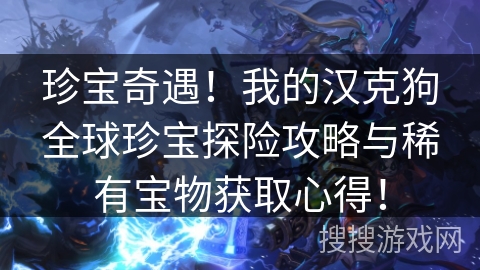珍宝奇遇！我的汉克狗全球珍宝探险攻略与稀有宝物获取心得！