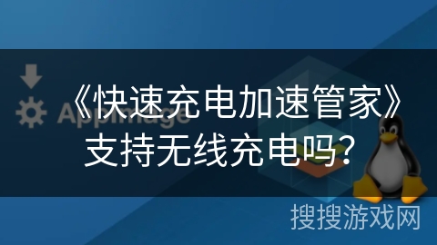 《快速充电加速管家》支持无线充电吗？