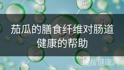 茄瓜的膳食纤维对肠道健康的帮助