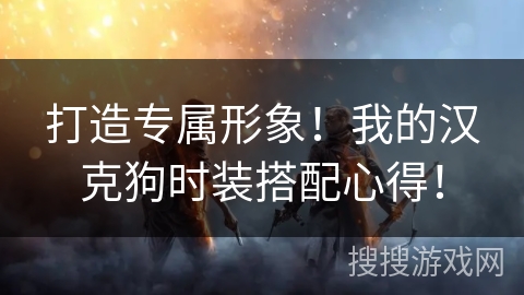 打造专属形象！我的汉克狗时装搭配心得！