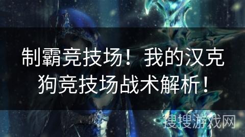 制霸竞技场!我的汉克狗竞技场战术解析! 制霸竞技场!我的汉克狗竞技场战术解析!