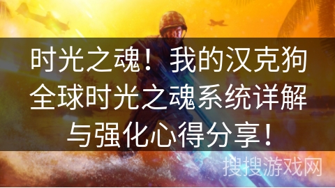 时光之魂!我的汉克狗全球时光之魂系统详解与强化心得分享! 时光之魂!我的汉克狗全球时光之魂系统详解与强化心得分享!
