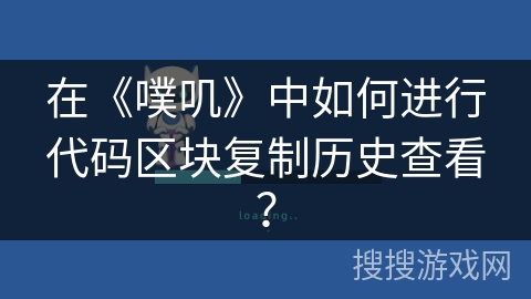 在《噗叽》中如何进行代码区块复制历史查看？