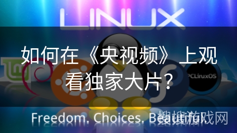 如何在《央视频》上观看独家大片? 如何在《央视频》上观看独家大片?
