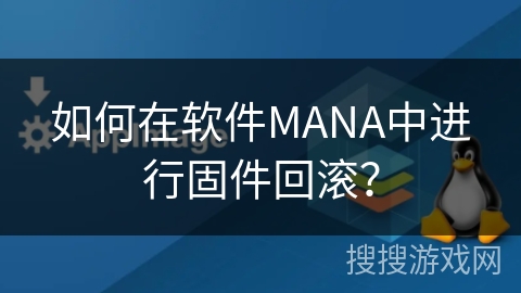 如何在软件MANA中进行固件回滚? 如何在软件MANA中进行固件回滚?