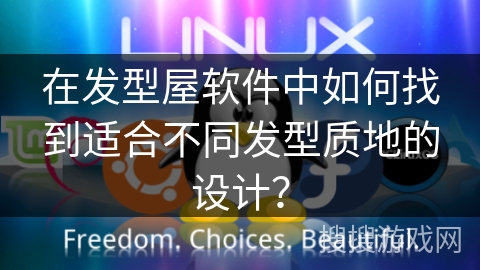 在发型屋软件中如何找到适合不同发型质地的设计? 在发型屋软件中如何找到适合不同发型质地的设计?