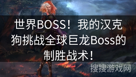 世界BOSS！我的汉克狗挑战全球巨龙Boss的制胜战术！