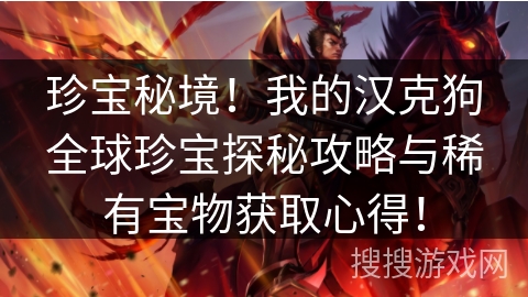珍宝秘境！我的汉克狗全球珍宝探秘攻略与稀有宝物获取心得！