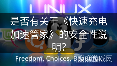 是否有关于《快速充电加速管家》的安全性说明? 是否有关于《快速充电加速管家》的安全性说明?