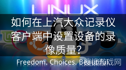如何在上汽大众记录仪客户端中设置设备的录像质量? 如何在上汽大众记录仪客户端中设置设备的录像质量?