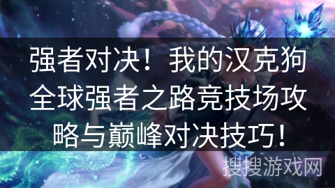强者对决！我的汉克狗全球强者之路竞技场攻略与巅峰对决技巧！